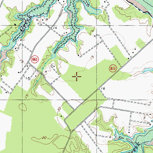 Topographic Map of Pecatone Neck, VA
