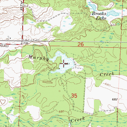 Topographic Map of 1.99 Reservoir, WI