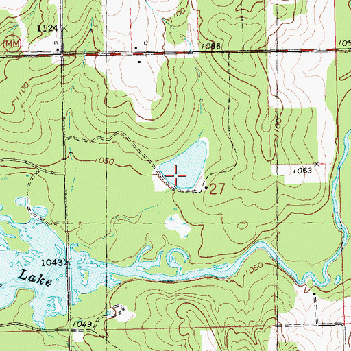 Topographic Map of Mech G4583 Dam, WI
