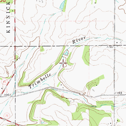 Topographic Map of Roger Swenson G-8498 Dam, WI