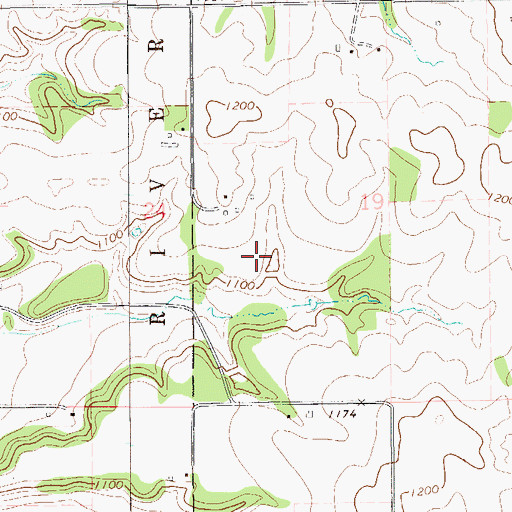 Topographic Map of .12 Reservoir, WI