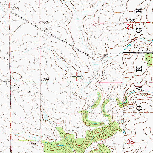 Topographic Map of 0.22 Reservoir, WI