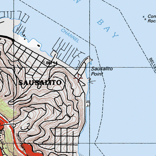 Topographic Map of Gabrielson Park, CA