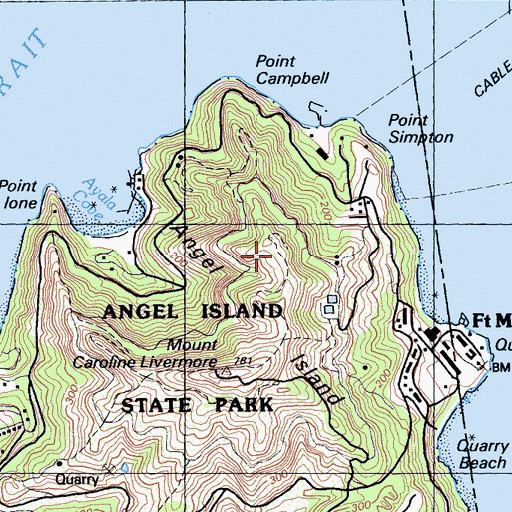 Topographic Map of Northridge Trail, CA