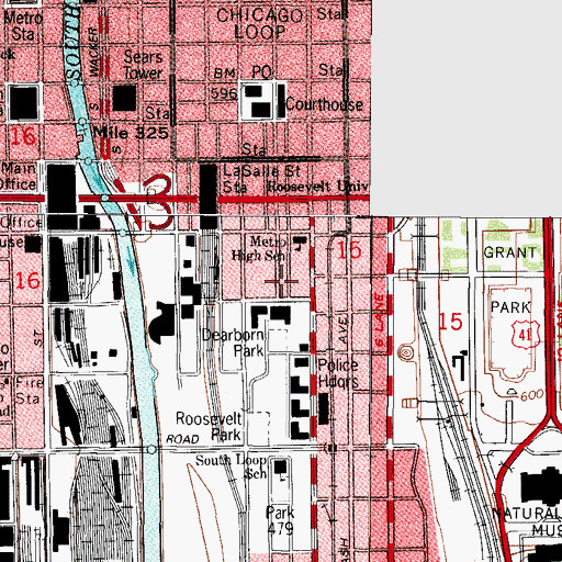 Topographic Map of Donohue Annex, IL