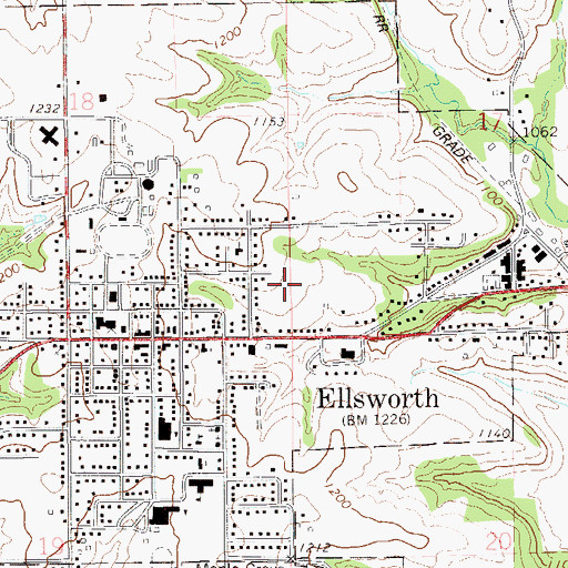 Topographic Map of Summit Hill Park, WI