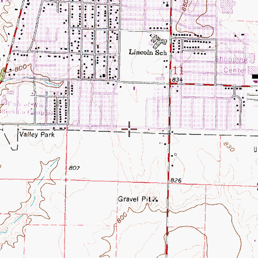 Topographic Map of Commons South Park, WI
