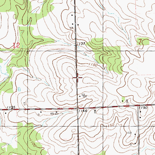Topographic Map of Forman School (historical), WI
