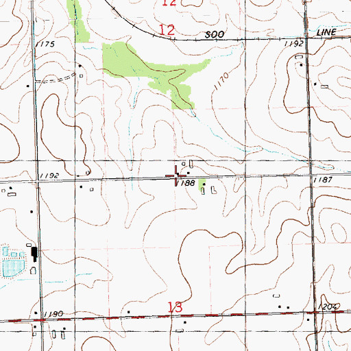 Topographic Map of Prosperity School (historical), WI