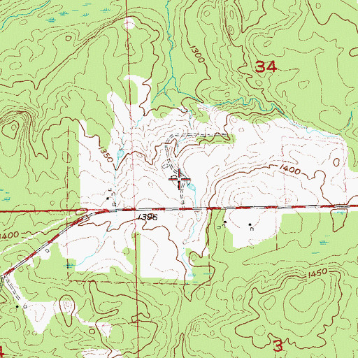 Topographic Map of O'Dovero Farms, WI