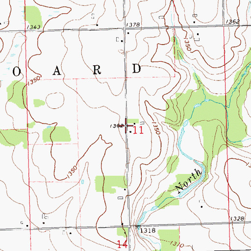 Topographic Map of Park School (historical), WI