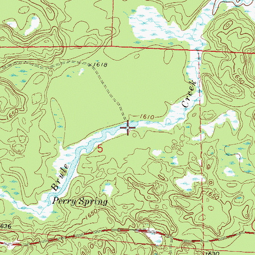 Topographic Map of Rosen Dam, WI