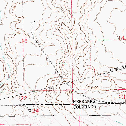 Topographic Map of Panorama Point, NE