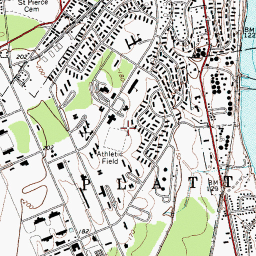 Topographic Map of Parc, NY