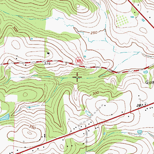 Topographic Map of Indian Hills Lake, TX