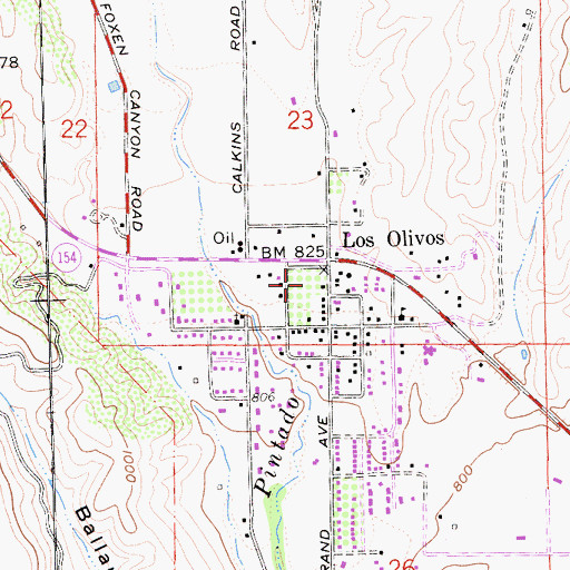 Topographic Map of Austin Cellars, CA