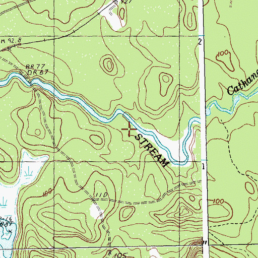Topographic Map of Township of Edmunds, ME