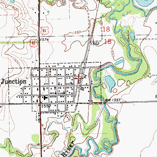 Topographic Map of McCool Junction (historical), NE