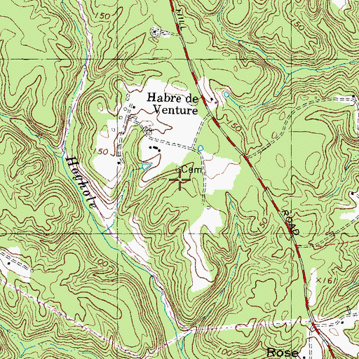 Topographic Map of Thomas Stone National Historic Site, MD