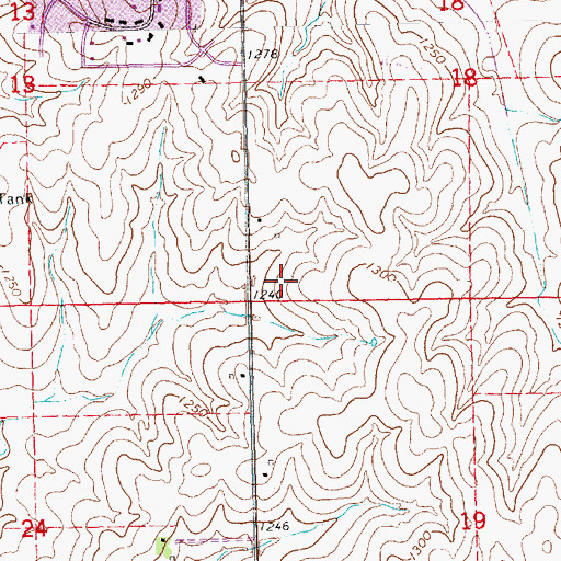 Topographic Map of Southridge Trail, NE