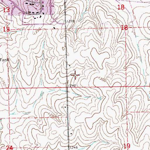 Topographic Map of South Pointe Pavilions, NE