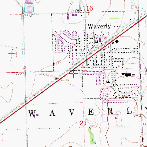 Topographic Map of Waverly Family Practice Center, NE