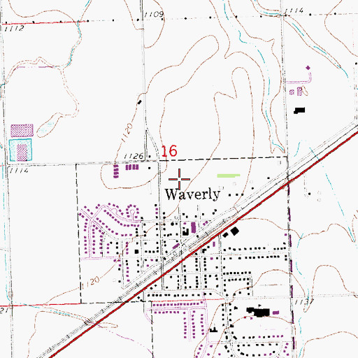 Topographic Map of Jaycee Park, NE