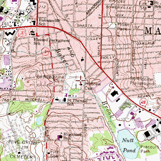 Topographic Map of Kalivas Park, NH