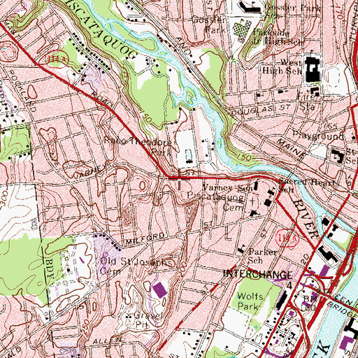 Topographic Map of New Hope Alliance Church, NH