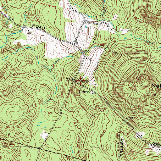 Topographic Map of Mountain School (historical), NH
