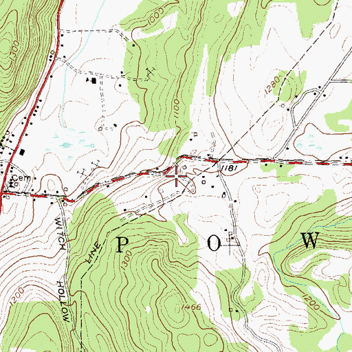 Topographic Map of Dunn - Ell Card Lot, VT