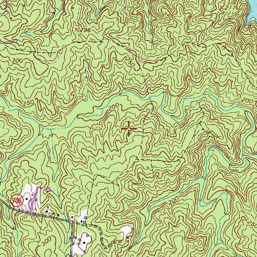 Topographic Map of Occoquan District, VA