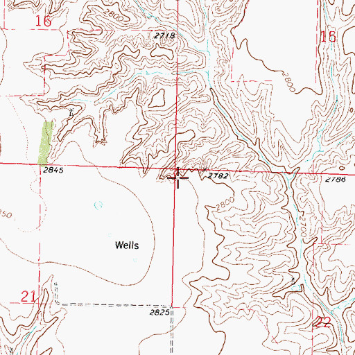 Topographic Map of Pleasant Hill Election Precinct, NE