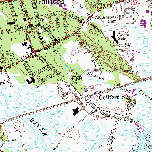 Topographic Map of Old Stone House, CT