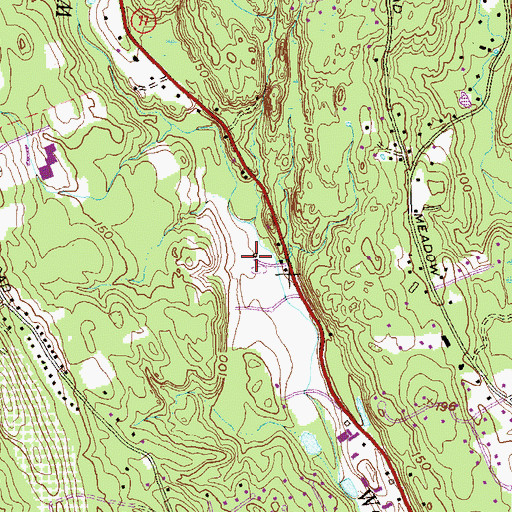 Topographic Map of Bitner Park, CT