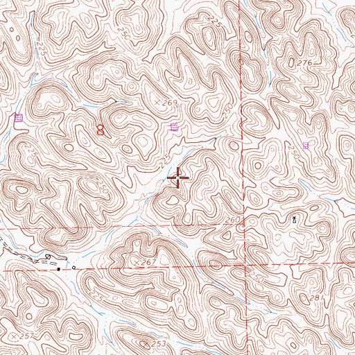 Topographic Map of Hughson Division, CA