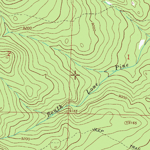 Topographic Map of Livermore Division, CO