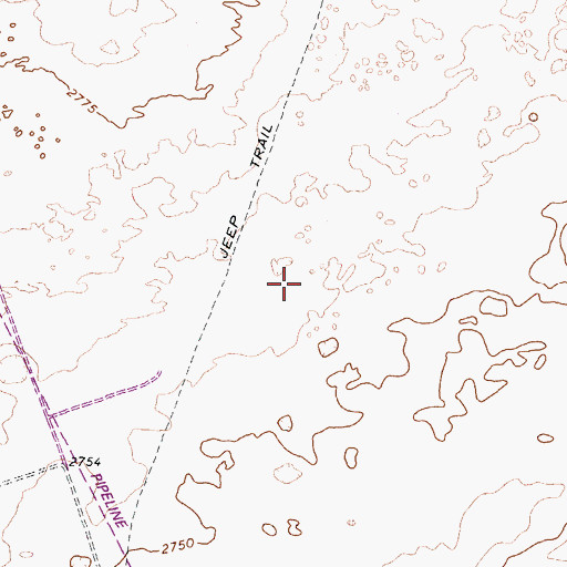Topographic Map of Wink Division, TX