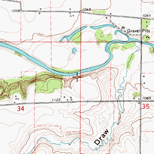 Topographic Map of Claybanks Forest, IA