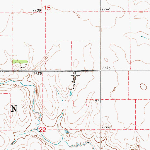 Topographic Map of Owen Post Office (historical), IA