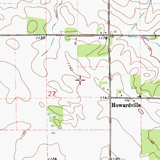 Topographic Map of Restoration Marsh, IA