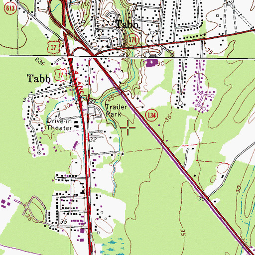 Topographic Map of Living Word Family Church, VA