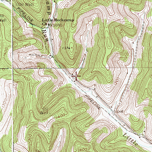 Topographic Map of Hannah School (historical), WV