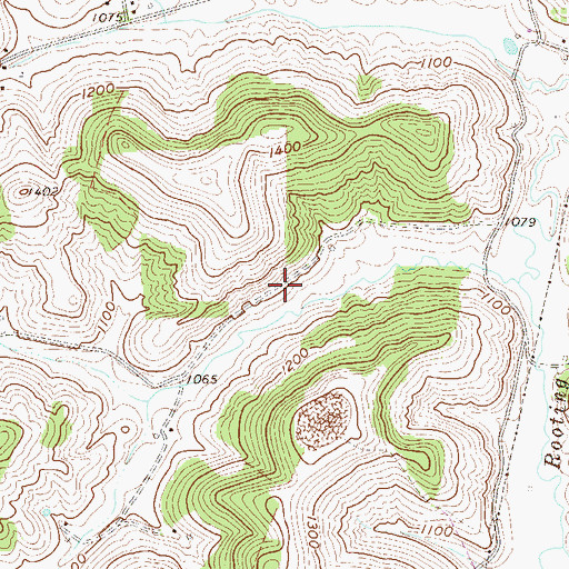 Topographic Map of Blue Lick School (historical), WV
