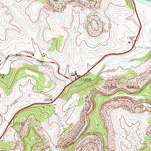 Topographic Map of Sycamore Dale School (historical), WV