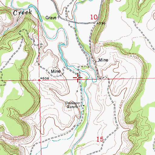 Topographic Map of East Carrizo Creek, CO