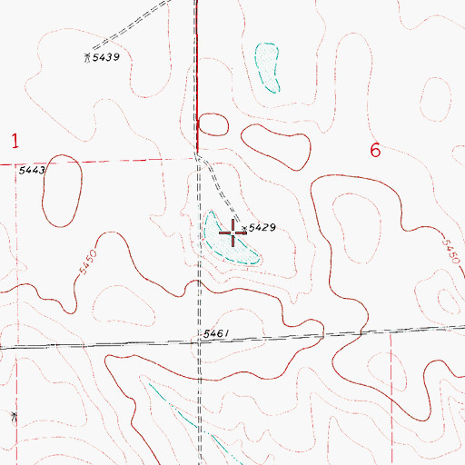 Topographic Map of Big Hole Windmill, CO