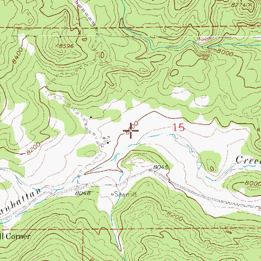 Topographic Map of Pavel Number 3 Dam, CO