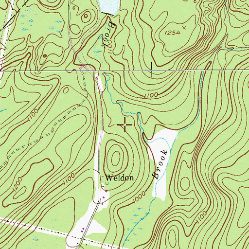 Topographic Map of Mahlon Dickerson County Reservation, NJ