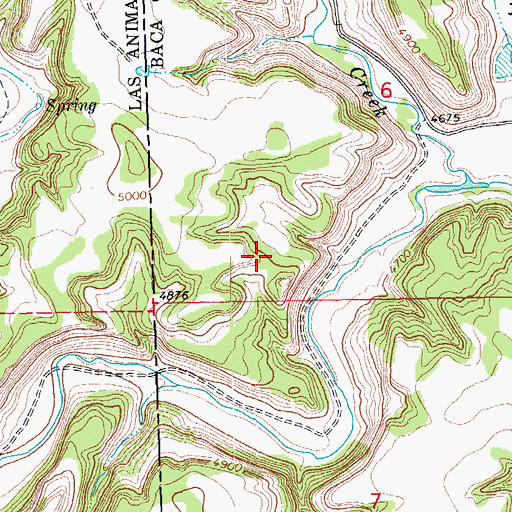 Topographic Map of A F Mizer Number 1 Dam, CO